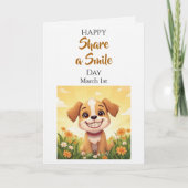 Carte March 1st is Share a Smile Day!  (Devant)