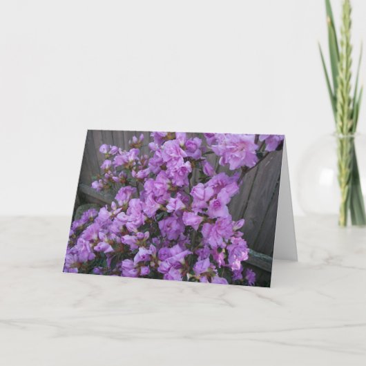 Carte Marchandises Purple Azaleas (Devant)