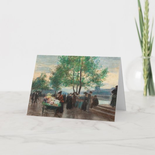 Carte Marchands sur la Seine | Victor Gabriel Gilbert (Devant)