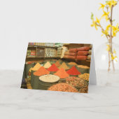 Carte Marché aux épices (Fleur jaune)