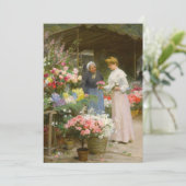 Carte Marché aux fleurs | Victor Gabriel Gilbert (Debout devant)