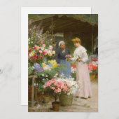 Carte Marché aux fleurs | Victor Gabriel Gilbert (Devant / Derrière)