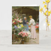 Carte Marché aux fleurs | Victor Gabriel Gilbert (Fleur jaune)