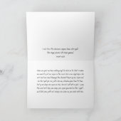 Carte Marche avec des bougies de Dieu (Intérieur)