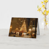 Carte Marché de Christkindl - 21 décembre 2005 à Chicago (Fleur jaune)