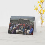 Carte Marché de Maasai (Fleur jaune)