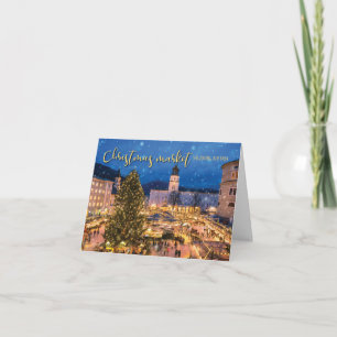 Carte Marché de Noël à Salzbourg, Autriche