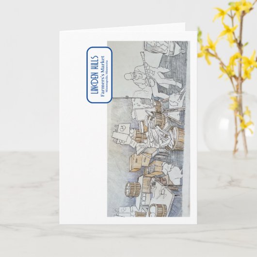 Carte Marché des fermiers (Fleur jaune)