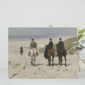 Carte Marche du matin à cheval sur la plage (par Anton M (Debout devant)