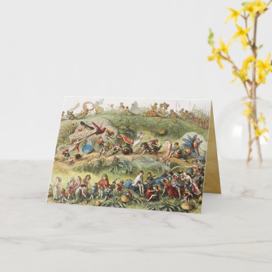 Carte Marche triomphale de l'Elfe Roi, Fées, Goblins (Fleur jaune)