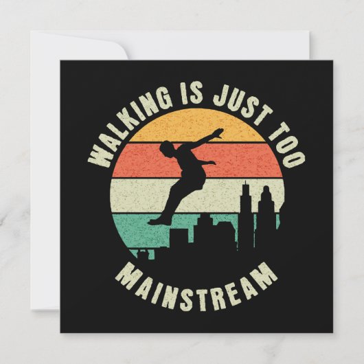 Carte Marcher Est Juste Trop Grand (Devant)