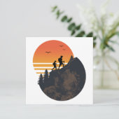 Carte Marcher la montagne Randonnée (Debout devant)