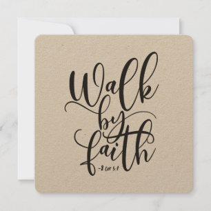 Carte Marcher Par La Foi 2 Corinthiens 5:7