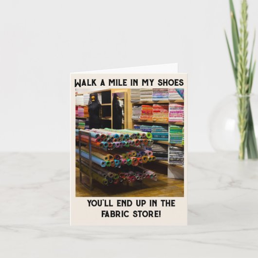 Carte Marcher un mile à mes chaussures (Devant)