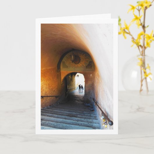 Carte Marches de Salita Dei Borgia, Rome, Italie (Fleur jaune)