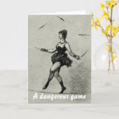 Carte marcheur/jongleur (Fleur jaune)