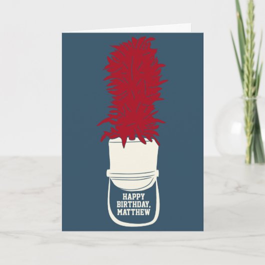 Carte Marching Band Casquette with Feathy Personnalisé (Devant)