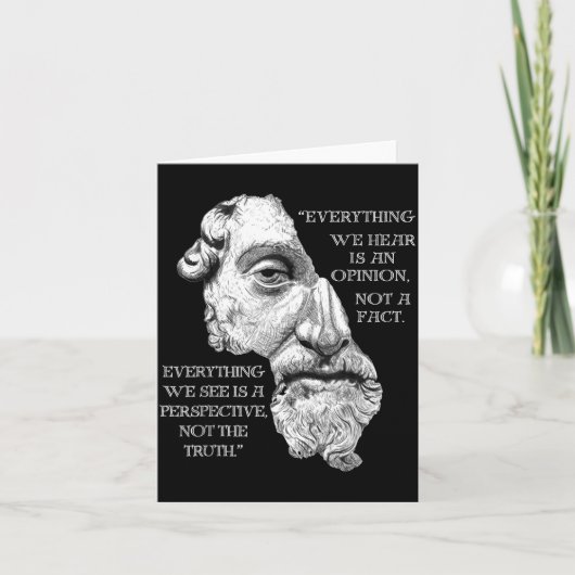 Carte Marcus Aurelius Philosophie Stoïcienne Roman Philo (Devant)