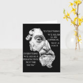 Carte Marcus Aurelius Philosophie Stoïcienne Roman Philo (Fleur jaune)