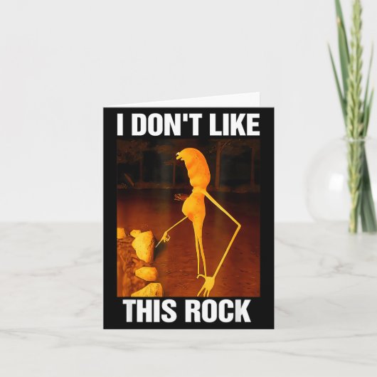 Carte Marcus le ver Meme Robert Je n'aime pas ce Rock (Devant)