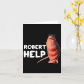 Carte Marcus le ver Memes Graphiques drôles Vrchat Rober (Fleur jaune)