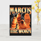 Carte Marcus The Worm Bootleg Pour Hommes Femmes Meme Fa (Fleur jaune)