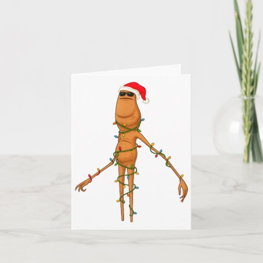 Carte Marcus The Worm, Funny Christmas Lights (Devant)