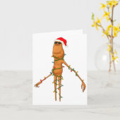 Carte Marcus The Worm, Funny Christmas Lights (Fleur jaune)