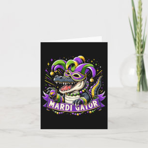 Carte Mardi Gras Alligator Mardigator