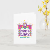 Carte Mardi Gras Arch, Galveston, Texas (Fleur jaune)