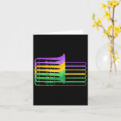 Carte Mardi Gras Br Trombone Marching Orchestra (Fleur jaune)