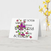 Carte Mardi gras de Soulard 2011 (Fleur jaune)