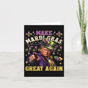 Carte Mardi Gras Donald Trump Mardi Gras Américain