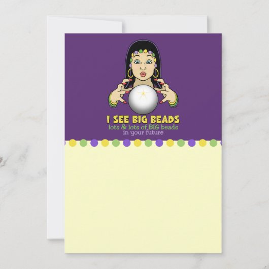 Carte Mardi Gras Fortune (Devant)