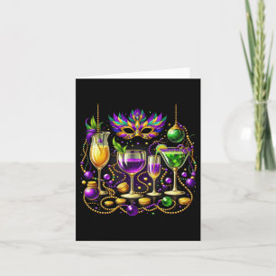 Carte Mardi Gras Gl Du Vin Équipe Boire Festival Du Vin