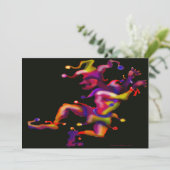 Carte Mardi Gras Jester (Debout devant)