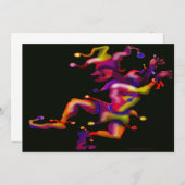 Carte Mardi Gras Jester (Devant / Derrière)