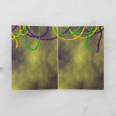 Carte Mardi gras Noir de conversation (Intérieur)