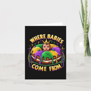 Carte Mardi Gras Où Les Bybies Viennent Du King Cake 2