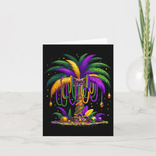 Carte Mardi Gras Palm Tree Hawaiian Tropical Party Men W