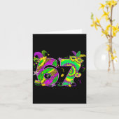 Carte Mardi Gras Six Seven 6 7 Matching Costume Couple M (Fleur jaune)