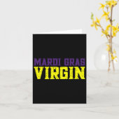 Carte Mardi Gras Virgin (Fleur jaune)