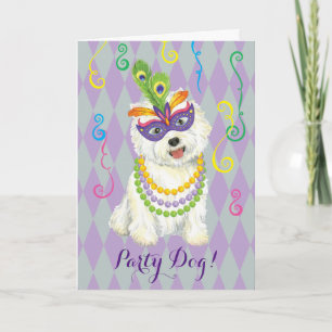 Carte Mardi Gras Westie