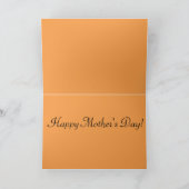 Carte Mare et poulain "Une mère est quelqu'un à qui s'ad (Intérieur)