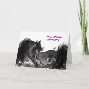 Carte Mare & Filly Maman, maman, maman Joyeuse fête de
