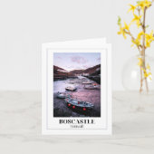 Carte Marée basse, Boscastle, Cornouailles (Fleur jaune)