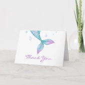 Carte Marée de sirènes sous la mer Anniversaire (Devant)