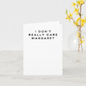 Carte Margaret 2 ne m'intéresse pas vraiment (Fleur jaune)