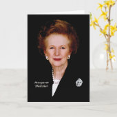 Carte Margaret Thatcher (Fleur jaune)