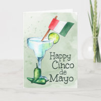 Margarita avec drapeau mexicain pour Cinco de Mayo